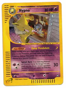 Pokemon Card: Hypno HOLO H12/H32 Aquapolis Set Rare! PL - Image 1