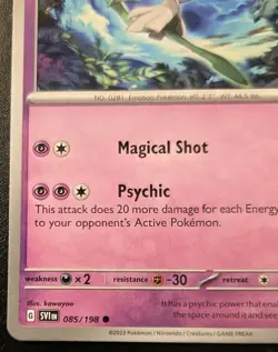 Kirlia 085/198 Common Scarlet & Violet Pokemon TCG - Image 4
