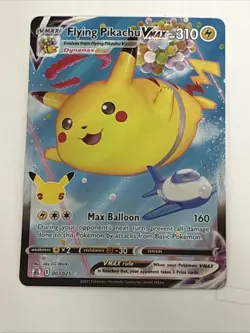 Pokemon TCG Flying Pikachu VMAX 007/025 Celebrations Full Art Ultra Rare NM - Image 1