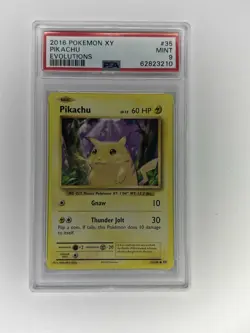 2016 Pokemon XY Pikachu Evolutions PSA 9 MINT #35/108 - Image 1