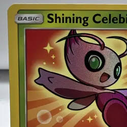 2017 Pokemon Sun & Moon Black Star Promo Shining Celebi SM79 Holofoil - Image 3