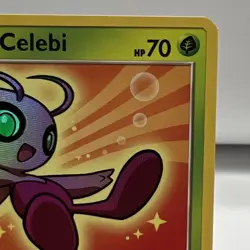 2017 Pokemon Sun & Moon Black Star Promo Shining Celebi SM79 Holofoil - Image 4