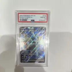 Pokemon Black Kyurem ex 218/191 Sv08: Surging Sparks Ultra Rare Holo PSA 10 - Image 1