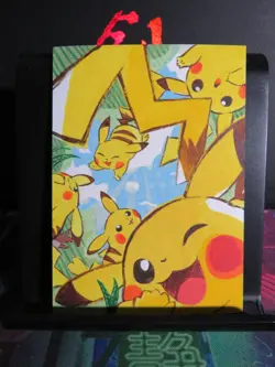 Pikachu Pokemon Hand Drawn 1/1 Auto Sketch Art Card Studio Anime Custom - Image 1