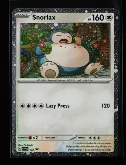 Snorlax 122 Holo SV: Scarlet & Violet Promo Pokemon Card - Image 1