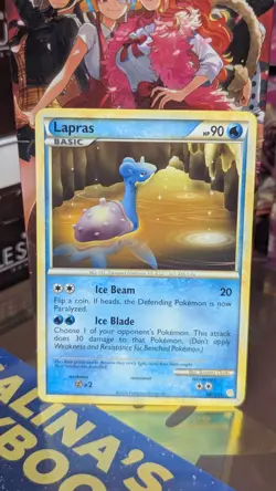 Pokemon TCG 2010 Lapras Heartgold Soulsilver 24/123 Regular Rare - Image 1