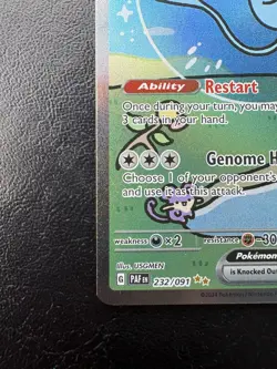 Mew ex - 232/091 - Pokemon Paldean Fates Special Illustration Rare Card LP - Image 3