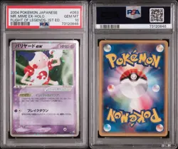 2004 POKEMON MR. MIME FLIGHT OF LEGENDS 1ST EDITION #053 EX HOLO PSA 10 - Image 3