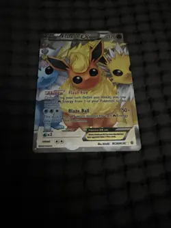 Pokemon Flareon EX Full Art RC28/RC32 Radiant Collection Ultra Rare Holo - Image 1