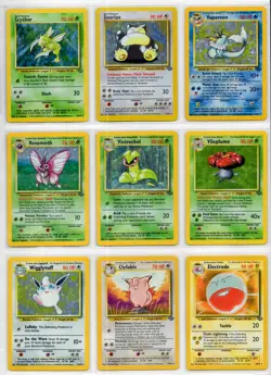 1999 Pokemon Jungle Unlimited Complete Set (64/64) MP No Creases - Image 3