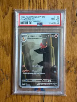 Pokemon Charmeleon 151 NEW EN Illustration Rare #169 PSA 10 Gem Mint - Image 1