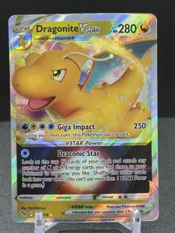 Pokemon Dragonite VStar #50/78 Pokemon Go Full Art Holo Ultra Rare - Image 1