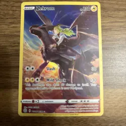 2022 Pokemon Brilliant Stars #TG05/TG30 Zekrom FA Ultra Rare Mint - Image 2