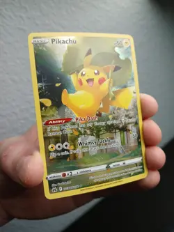 Pokemon TCG Pikachu GG30/GG70 Crown Zenith: Galarian Gallery Holo Full Art NM - Image 3