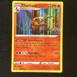 Charizard Holo Rare Reverse Holofoil 010/078 Pokemon GO NM - Image 1