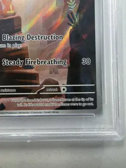 2023 POKEMON MEW EN-151 ILLUSTRATION RARE #168 CHARMANDER PSA 9 - Image 5