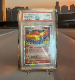 🔥 2004 Pokemon Moltres EX Holo Fire Red & Leaf Green Graded PSA 10 GEM MINT 💎 - Image 1