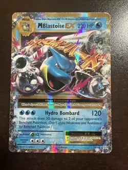 M Blastoise EX 22/108 Pokemon TCG XY Evolutions HP/DMG - Image 1