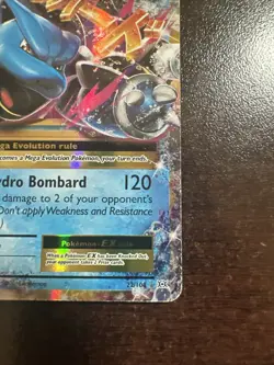 M Blastoise EX 22/108 Pokemon TCG XY Evolutions HP/DMG - Image 4