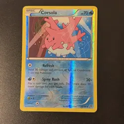 Pokemon Corsola 36/146 Reverse Holo (LP) - Image 1
