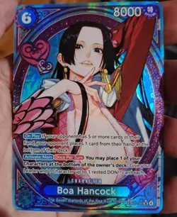 ONE PIECE TCG - BOA HANCOCK - EB03-026 ALT ART SUPER RARE ENGLISH SP - Mint - Image 1