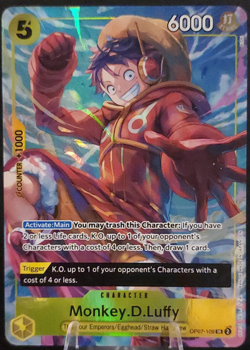 Monkey.D.Luffy OP07-109 SR (Promo) - One Piece CCG - Illustration Box Vol.3 (NM) - Image 1