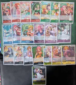 Carte One Piece - EB03 Lot - Toute Les Rares Foil - Image 1
