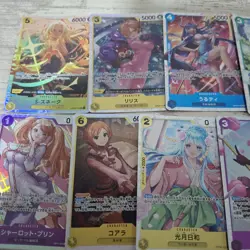 One Piece Girls 13x Super Rare Cards (No Doubles) Japanese Collection Bundle #7 - Image 2