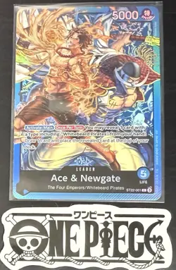 One Piece ST22-001 L Ace & Newgate - English - Foil - TCG - NM/M - Image 1