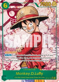 ***FOIL Monkey.D.Luffy (118) Parallel (OP13)*** One Piece Kid Icarus - Image 1