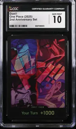 DON!! CGC 10 Four Emperors 2nd Anniversary Set (2025) One Piece Card - Image 1