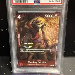 PRIVATE AUCTION MONKEY D. LUFFY GEM MINT PSA 10 ONE PIECE 2023 CHAMPIONSHIP P007 - Image 4
