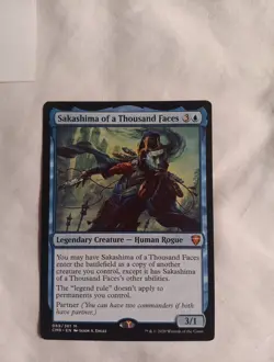 Magic the Gathering Sakashima of a Thousand Faces Commander Legends Regular Card - Image 1