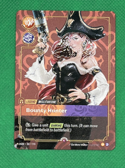 Riftbound TCG Miss Fortune Bounty Hunter METAL Foil Prize Wall Card 267/298 🔥 - Image 2