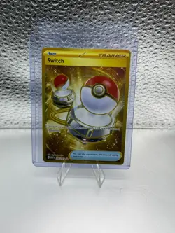 Switch Gold Secret Rare NM 206/165 Scarlet & Violet 151 Pokemon Card - Image 1