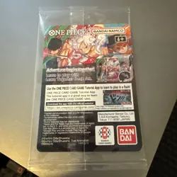 One Piece Monkey D. Luffy College Basketball US Voyage Promo Card Sealed - Image 2