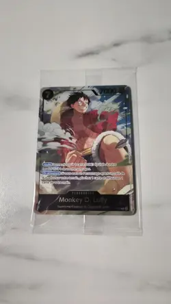 One Piece Sealed Gold Promo Japan Expo Monkey D.Luffy P-075 Card Game OP TCG - Image 1