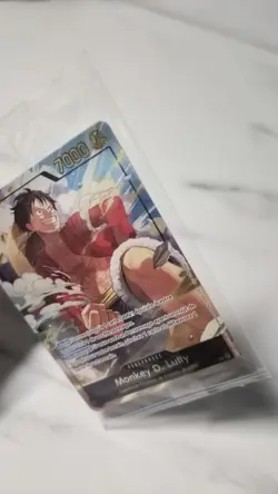 One Piece Sealed Gold Promo Japan Expo Monkey D.Luffy P-075 Card Game OP TCG - Image 2