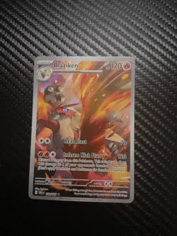 Pokemon TCG Blaziken Destined Rivals Illustration Rare Card 192/182 - Image 2