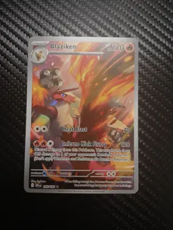 Pokemon TCG Blaziken Destined Rivals Illustration Rare Card 192/182 - Image 4
