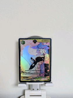 VCard TCG Rising Stars 1st Edition Silvervale PL 9 Holo Vtuber Trading Card - Image 1