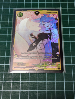 VCard TCG Rising Stars 1st Edition Silvervale PL 9 Holo Vtuber Trading Card - Image 2
