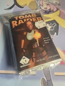 Tomb Raider Collectible Trading Card Booster Packs Lot Of 6 + Card Sealed, New - Image 3