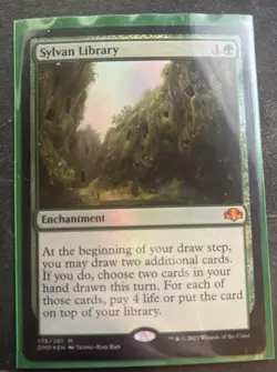 Sylvan Library Dominaria Remastered Foil lightly played - Image 2