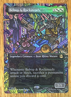 Teenage Mutant Ninja Turtles, Bebop & Rocksteady - Borderless Foil - Image 1