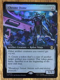 Teenage Mutant Ninja Turtles, Chrome Dome - Extended Art Foil - Image 1