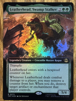 Teenage Mutant Ninja Turtles, Leatherhead, Swamp Stalker - Extended Art Foil - Image 1