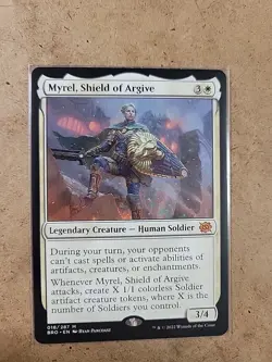 MTG Magic the Gathering Myrel, Shield of Argive (18/416) The Brothers' War NM - Image 1