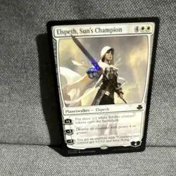 MTG - Elspeth, Sun's Champion Theros Planeswalker Foil White Mythic English - Image 1