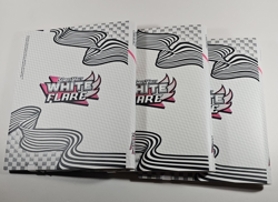 Lot of 3 POKEMON 2025 Official White Flare Card Binder NEW *BINDER ONLY* - Image 2